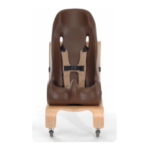 Стабилизирующее сиденье Special Tomato Sitter Seat с мобильной деревянной базой (шоколад)