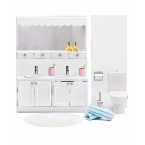 Мебель Lundby Смоланд Ванная с 2 раковинами