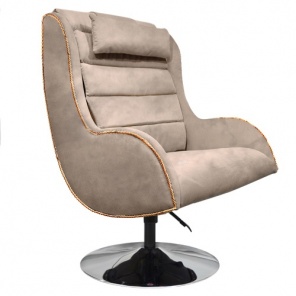 Массажное кресло EGO Max Comfort EG-3003 Light (велюр) кремовое