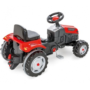 Автомобиль Pilsan Active Tractor с прицепом - красный (07-316)