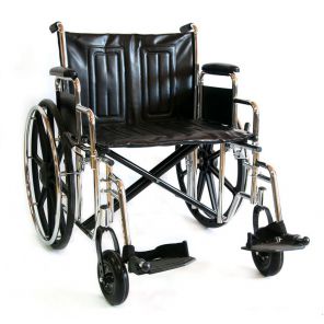 Кресло-коляска Мега-Оптим 711AE литые колеса