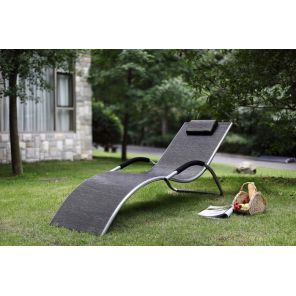 Шезлонг Garden Way Brigo 770505 черный