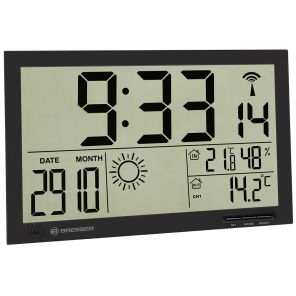Гигрометр Bresser MyTime Jumbo LCD, черная