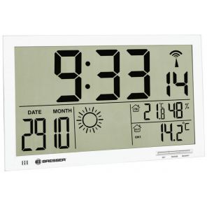 Гигрометр Bresser MyTime Jumbo LCD белая