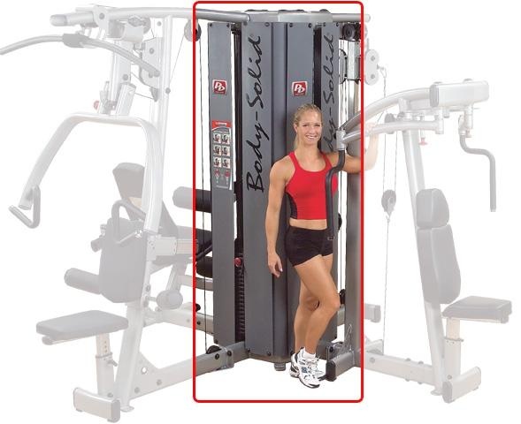 Верхняя нижняя тяга body Solid slm300g 2