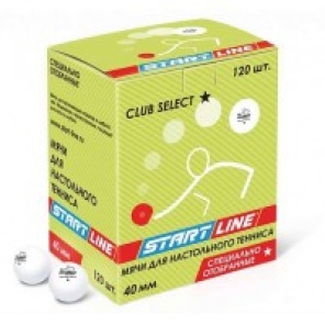 Теннисные мячи Start Line Club Select 1 В120 белые